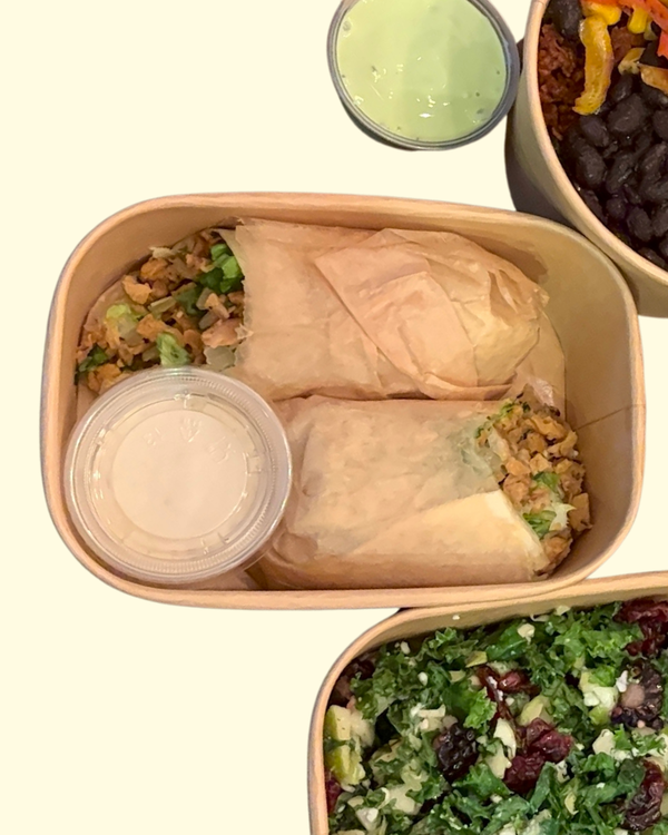 Protein Ceasar Salad Wrap